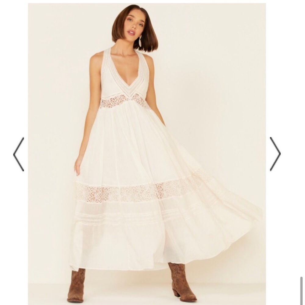 Free People Carla Lace Maxi Dress